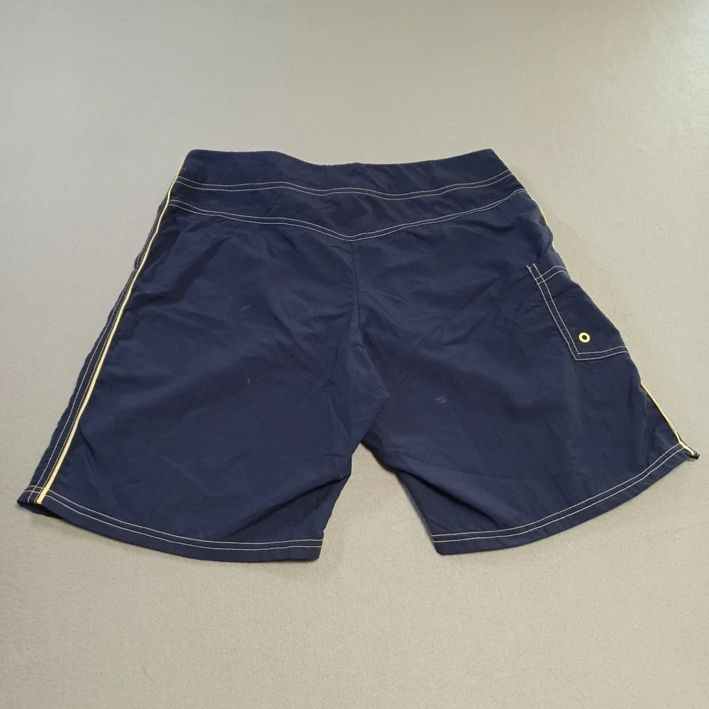 Nautica Blue Mens‎ Navy Board Shorts Swim Trunks Size M S-10176C1 Made in USA